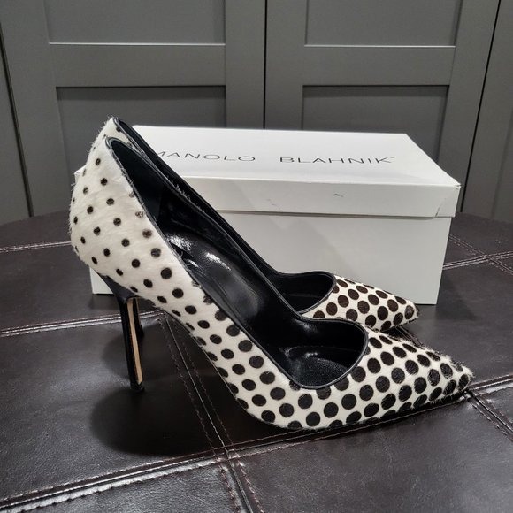 Manolo Blahnik calf hair pumps - Picture 1 of 5